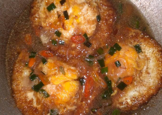 Resep Telur Ceplok Kuah Kecap Oleh Erlin Ummu Aliyah Cookpad