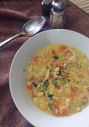 A picture of Sweet Corn Soup.
