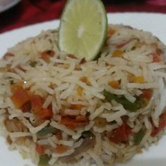 Vegetable rice A picture of Vegetable rice.