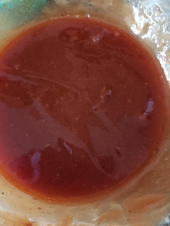 A picture of 3 ingredients bbq sauce.