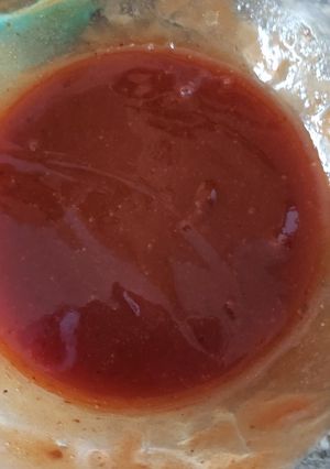 A picture of 3 ingredients bbq sauce.
