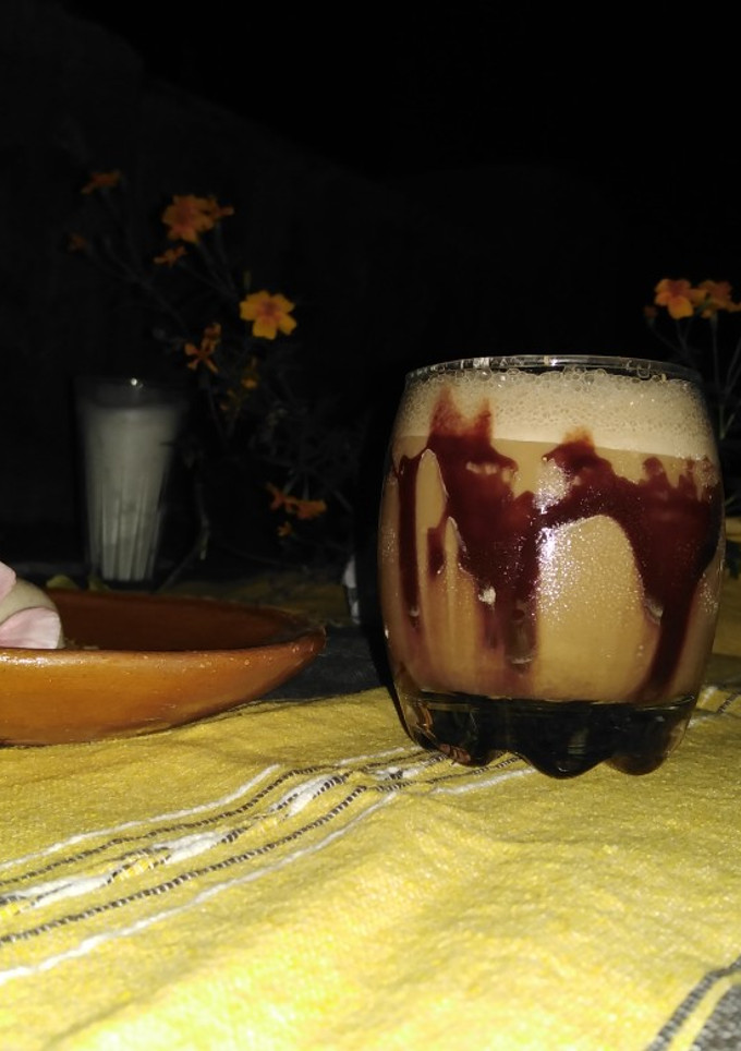 Una foto de Café frappé