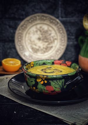 صورة لوصفة شوربة العدس بالفطر