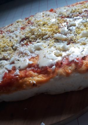 Una foto de Pizza Casera😍🍕🤤