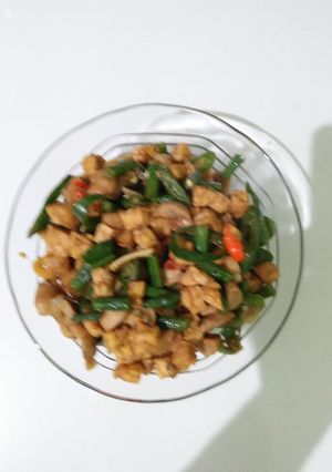 Foto resep Oseng tempe & jamur bulat