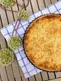 Quiche Lorraine clásica con champiñón