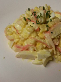 A picture of Crab Meat imitation salad.