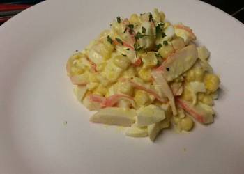 How to Make Appetizing Crab Meat imitation salad