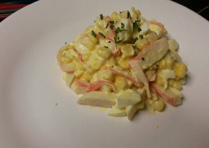 Recipe of Quick Crab Meat imitation salad