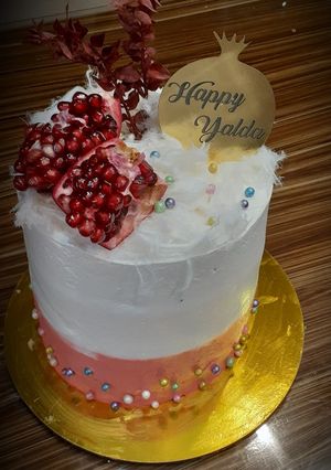 عکسی از دستور کیک یلدا