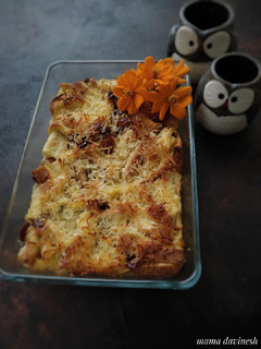 Foto resep Puding roti kurma