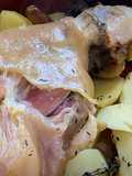 Codillo de cerdo al horno