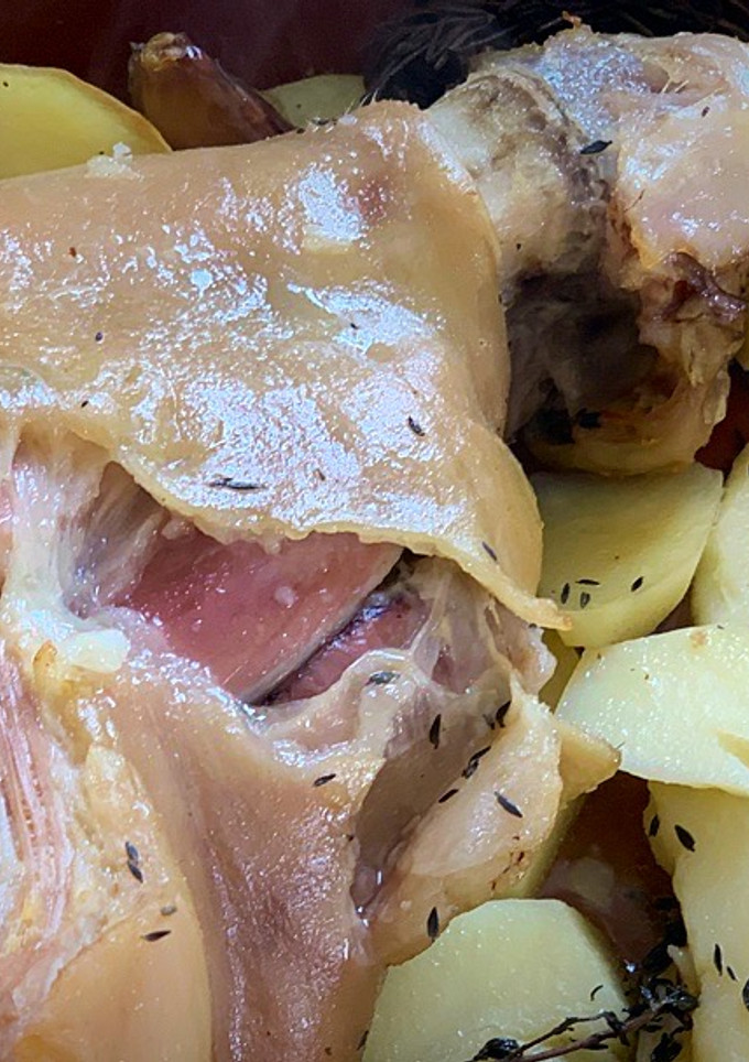 Una foto de Codillo de cerdo al horno