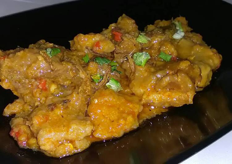 Resep Gurame Tepung Bumbu Jrenges Malang ala Jeng Mar 😁 Anti Gagal