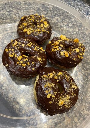 Una foto de Donut en freidora de aire