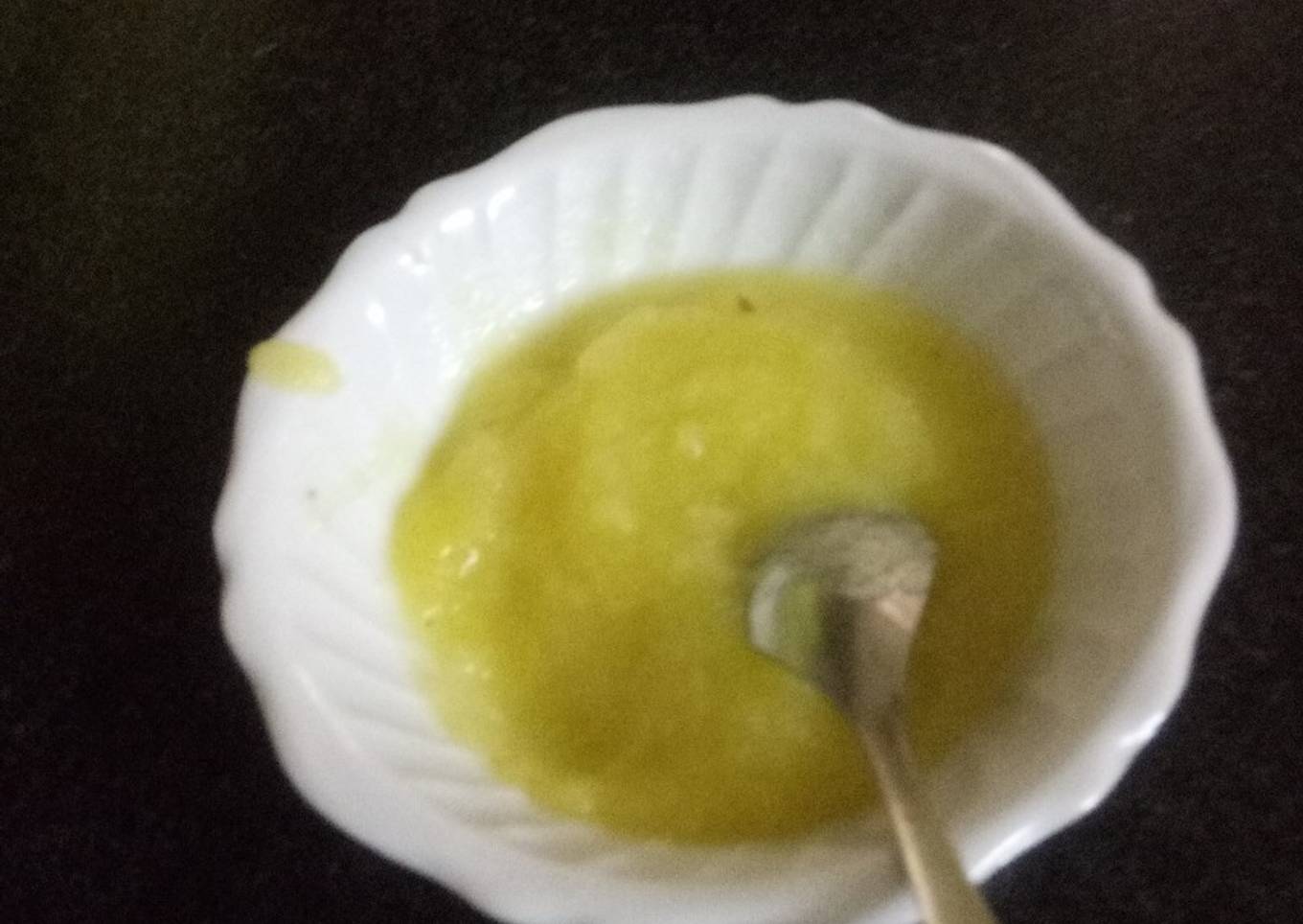 Apple puree