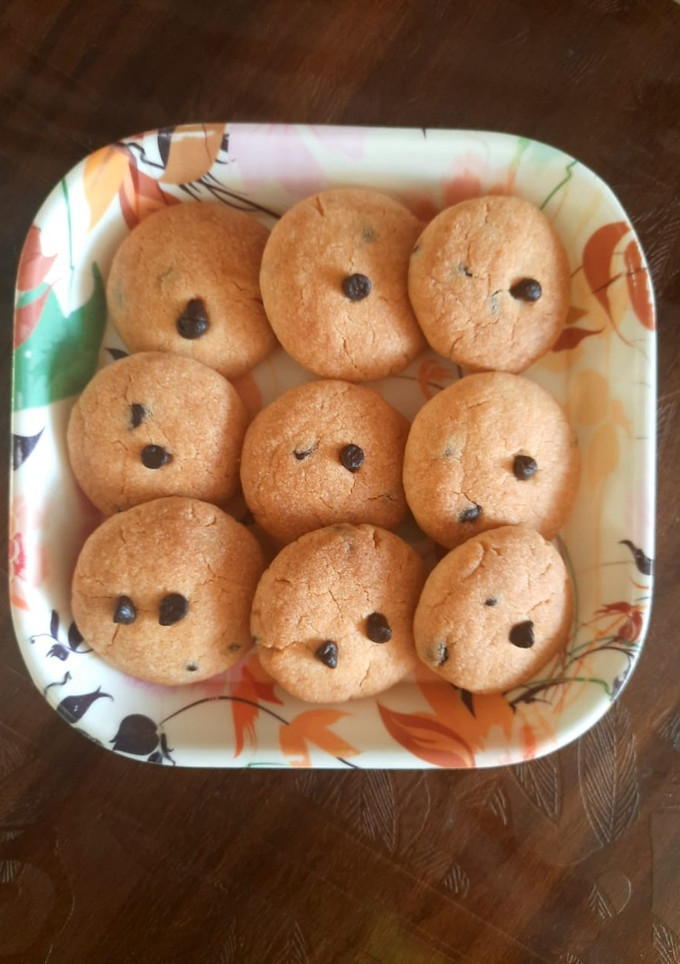 சாக்கோ சிப் குக்கீஸ்(choco chip cookies recipe in tamil) செய்முறை முக்கிய புகைப்படம்