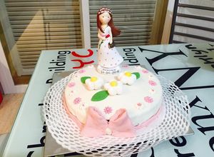 Foto principal de Tarta de Fondant con base de bizcocho básico. (ver receta que tengo)