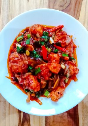 Foto resep 19. UDANG SAUS PADANG