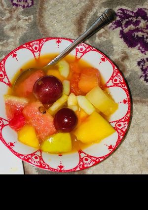 Fruit salad ainihin hoton girkin
