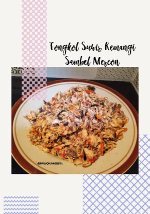 Foto resep Tongkol suwir kemangi sambel mercon