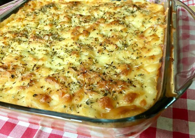 Bagaimana Menyiapkan Creamy Baked Mac and Cheese yang Lezat Sekali
