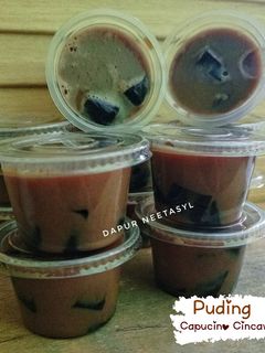 Foto resep Puding Capucino Cincau ekonomis