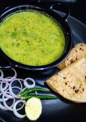 A picture of Pigeon pea (Tuvar) curry.