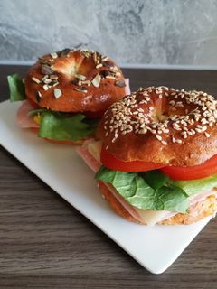 Bagel -low carb recept fotója