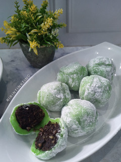 Foto resep Mochi Isi Kacang Coklat