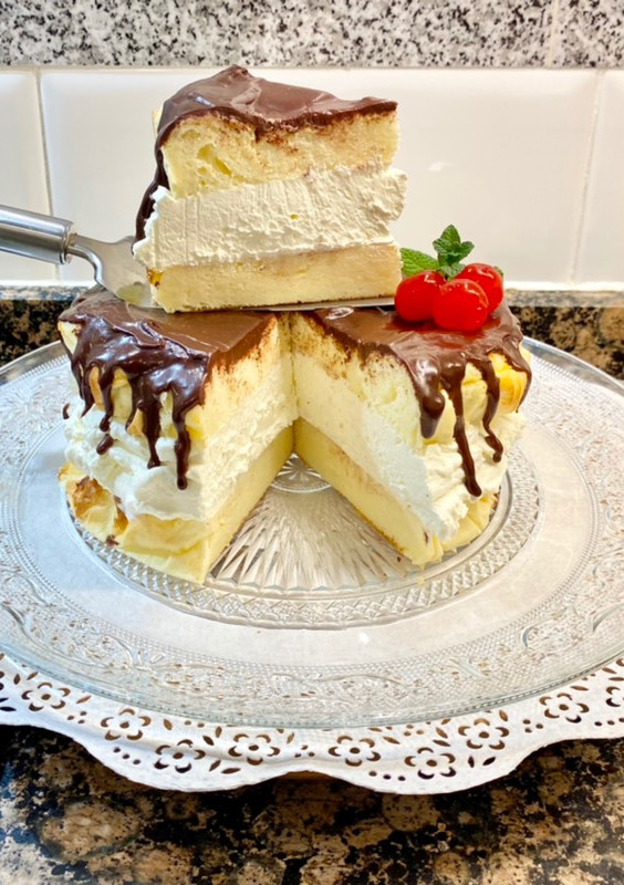 Una foto de Pastel de yogur