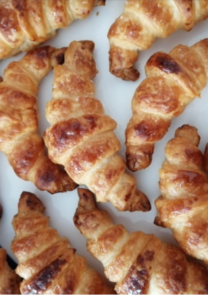 Una foto de Mini croissants hojaldrados