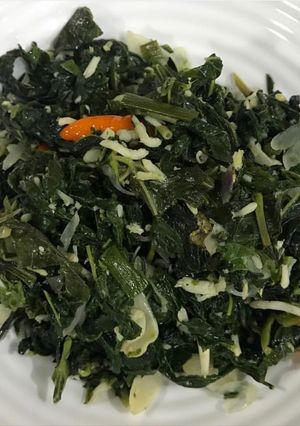 Foto resep Tumis Daun Singkong