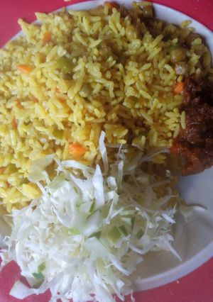 Fried rice with source ainihin hoton girkin