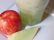 Una foto de licuado melón