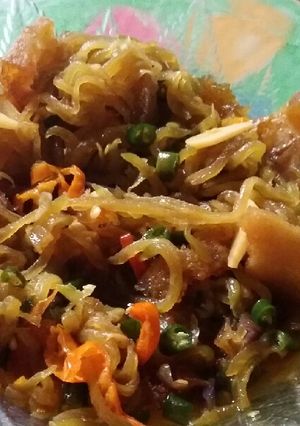 Foto resep Tumis Rambak Labu Pedas