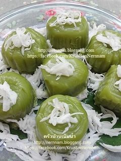 รูปของ ขนมเปียกปูนใบเตย