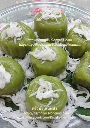 รูปของ ขนมเปียกปูนใบเตย