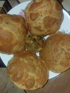 A picture of Methi puri #Indiandishcontest.