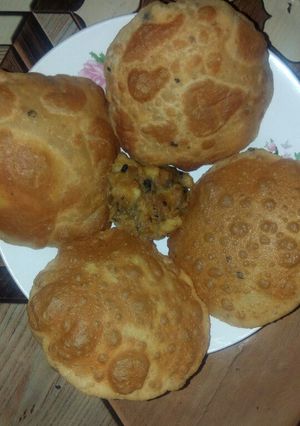 A picture of Methi puri #Indiandishcontest.