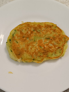 Una foto de 361. Tortitas de calabacín sin huevo vegetarianas