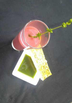 Una foto de Vinagreta de frutos rojos