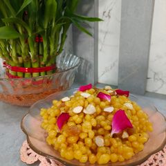 A picture of Sweet Bundi - Navratri Prasad Special.