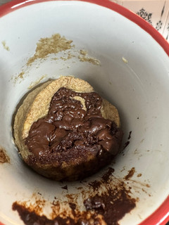 Una foto de Bizcocho de avena microondas