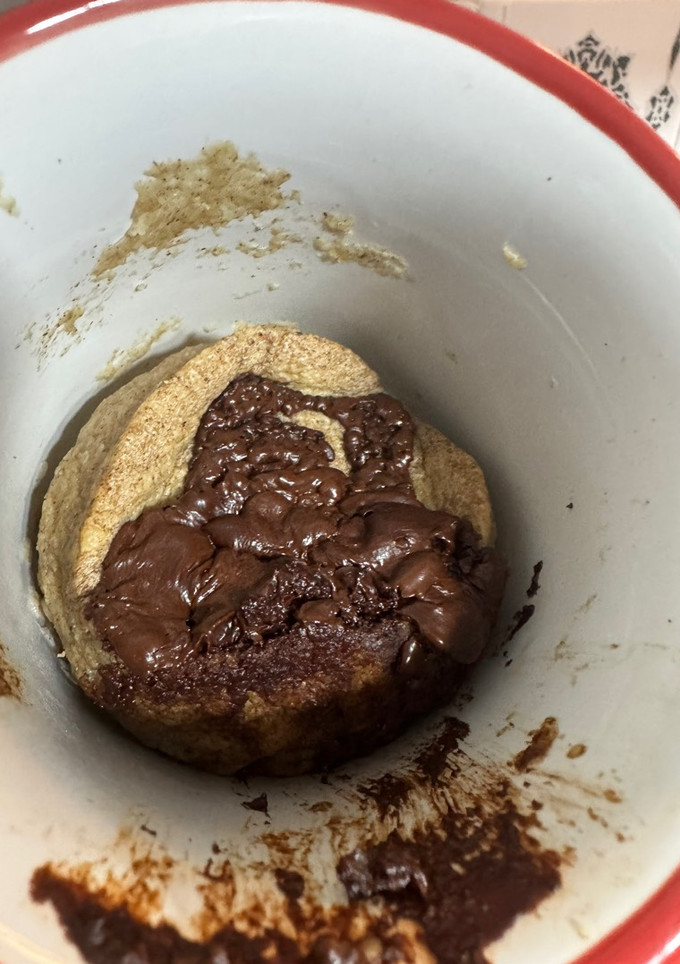 Una foto de Bizcocho de avena microondas