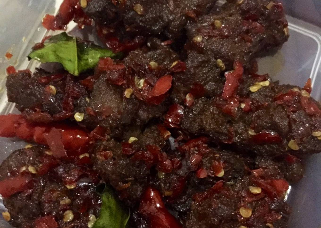 Dendeng Sapi Balado (Pedas Manis)