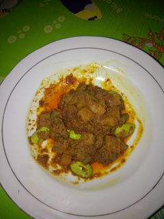 Foto resep Sambal goreng ati ampela plus kentang pete