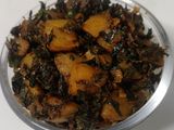 பஞ்சாபி ஸ்டைலில் ஆலூ பாலக் (Punjabi style Aloo palak recipe in tamil)