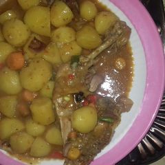 A picture of Potato goulash.