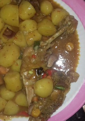 A picture of Potato goulash.